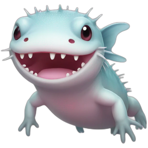 smiling axolotl emoji