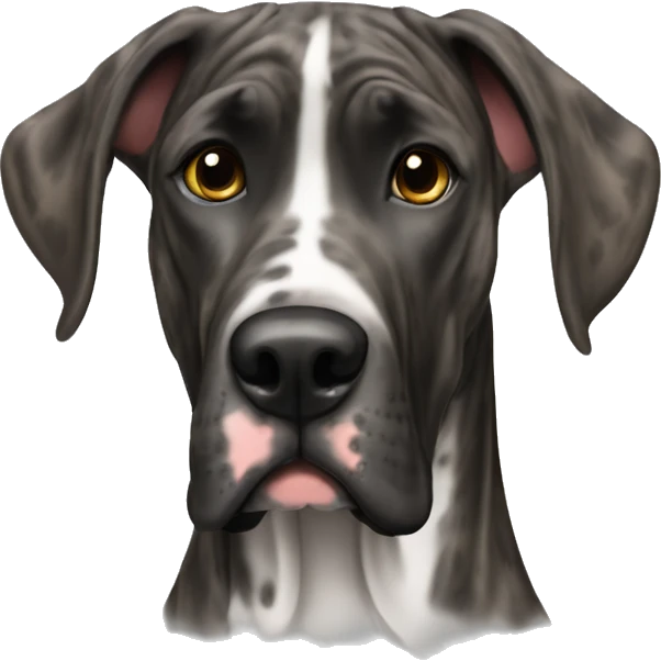 Brindle color, Great dane emoji