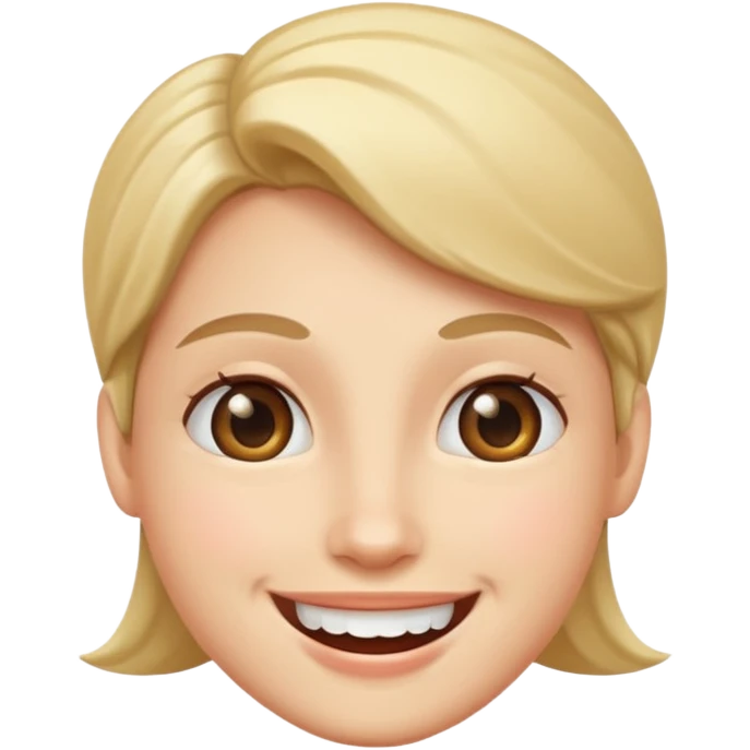 happy neat face emoji