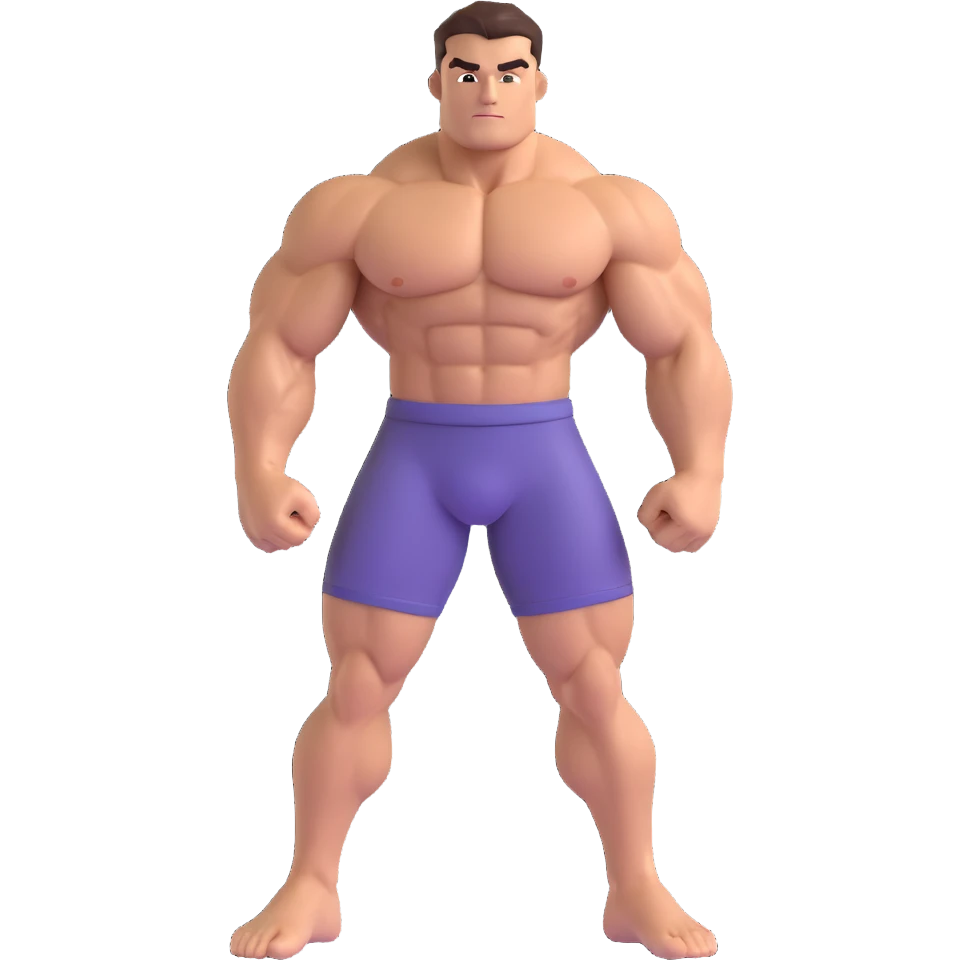 A muscular man. emoji