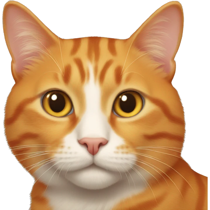 Orange cat emoji