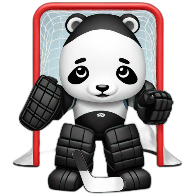 Hockey-goalie-panda emoji