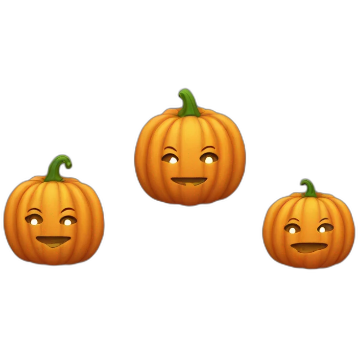 pumpkin and mum emoji