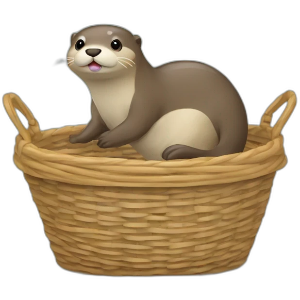 loutre qui fait basket emoji