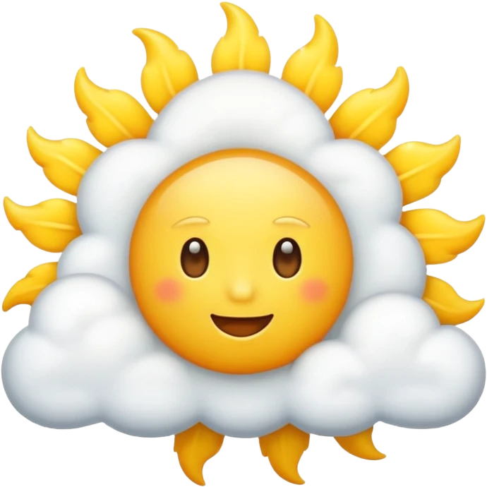 sun with cloud

























































 emoji