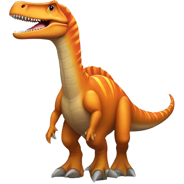 orange spinosaurus emoji