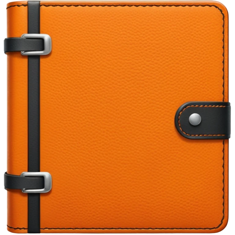 orange color diary emoji