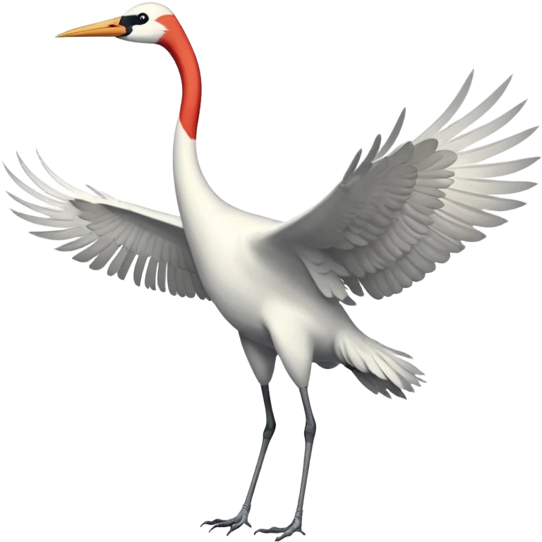  bird crane flies emoji