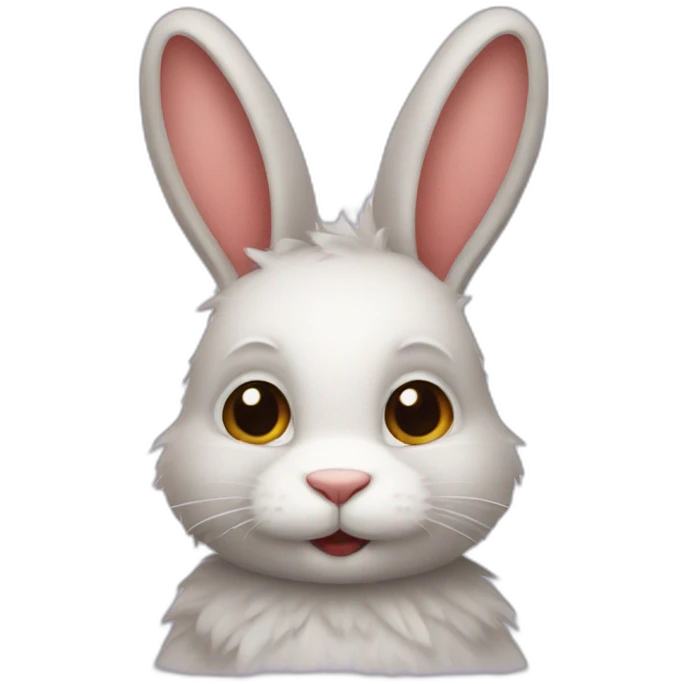Furry rabbit emoji