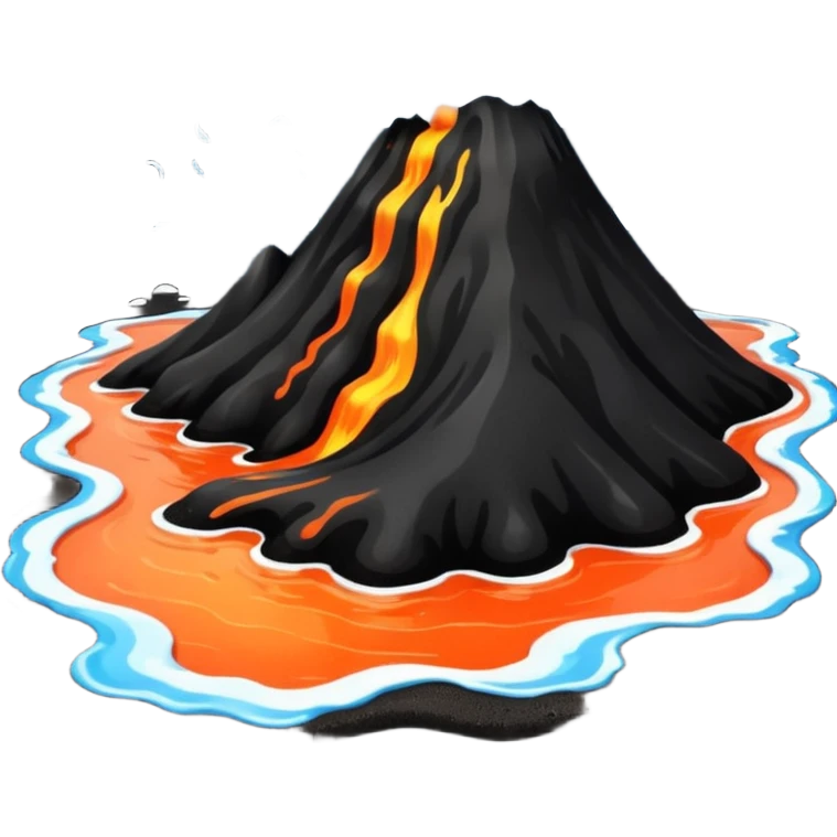 icelands black sand beach emoji