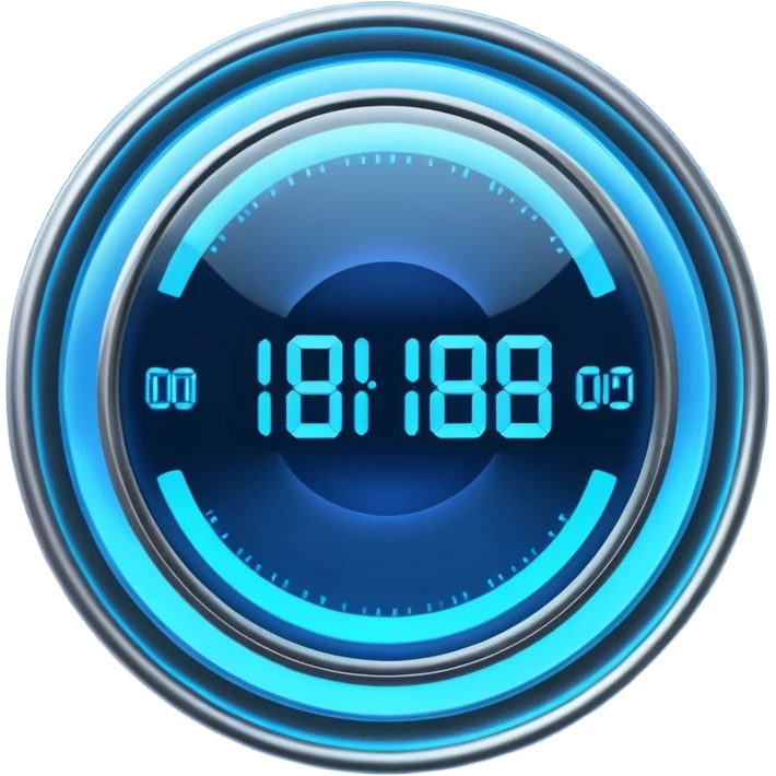 holographic timer  emoji