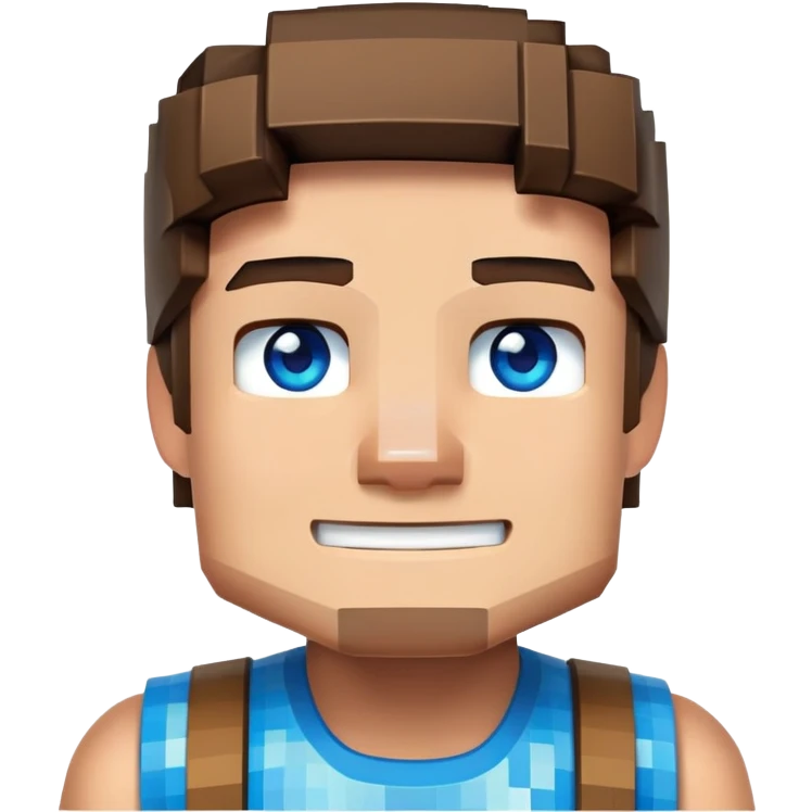 Minecraft Steve emoji
