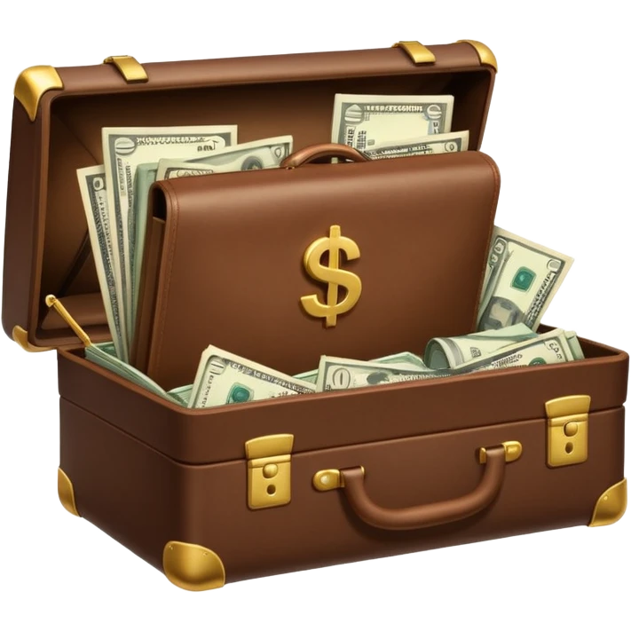 open wifi money filled briefcase emoji