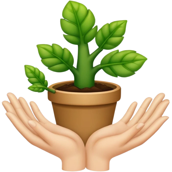 Green fingers green hands emoji