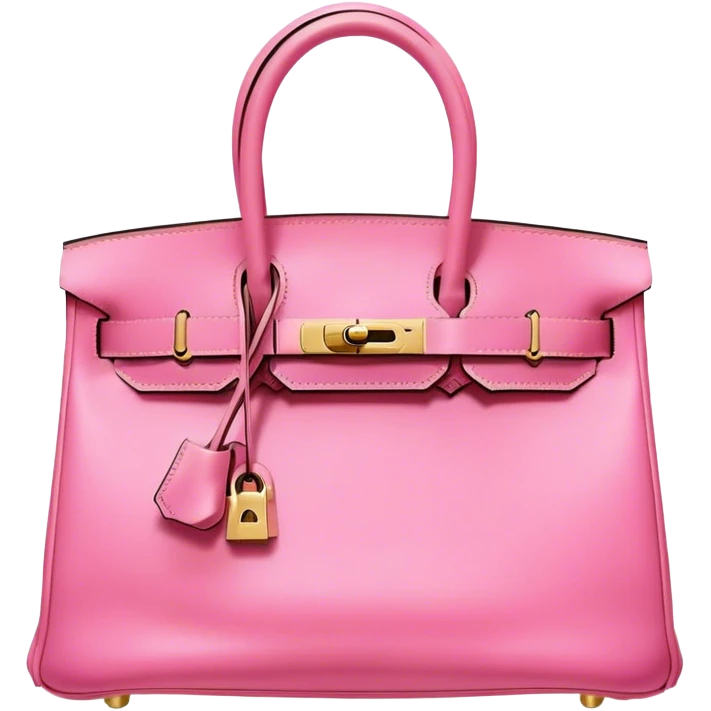 pink bag hermes birkin emoji