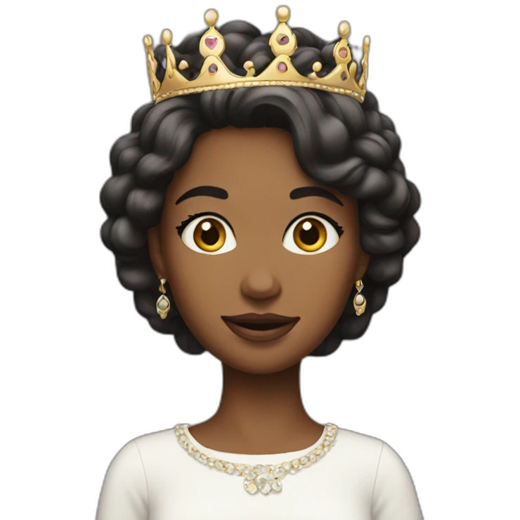 Girls queen emoji