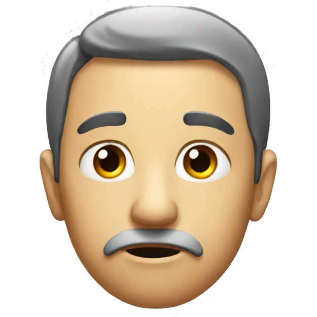 pensive face emoji
