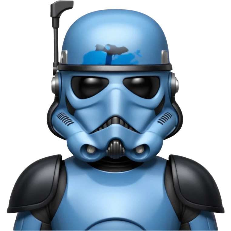 a blueberry star wars death trooper emoji