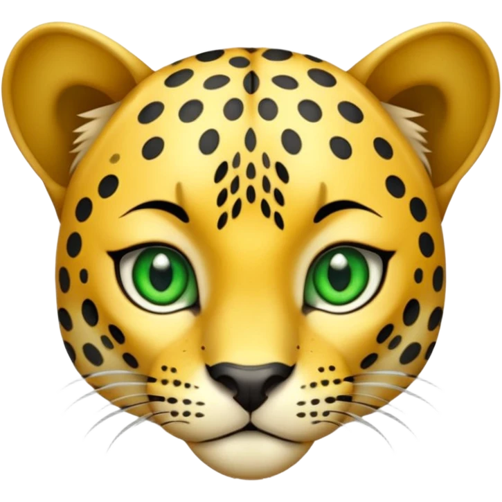 A high-resolution photo-realistic digital illustration of a young jaguar, chest upward A high-resolution, photo-realistic digital illustration of a majestic young jaguar emoji