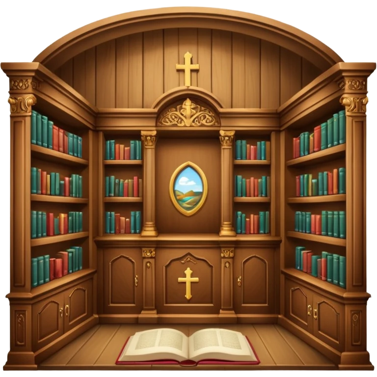 catholic library room emoji