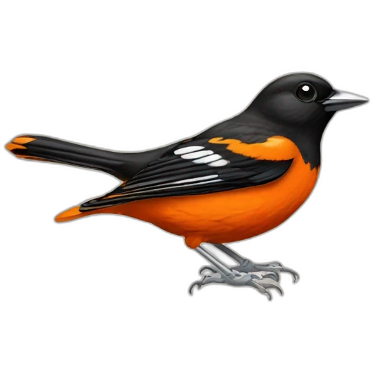 Baltimore Orioles bird emoji