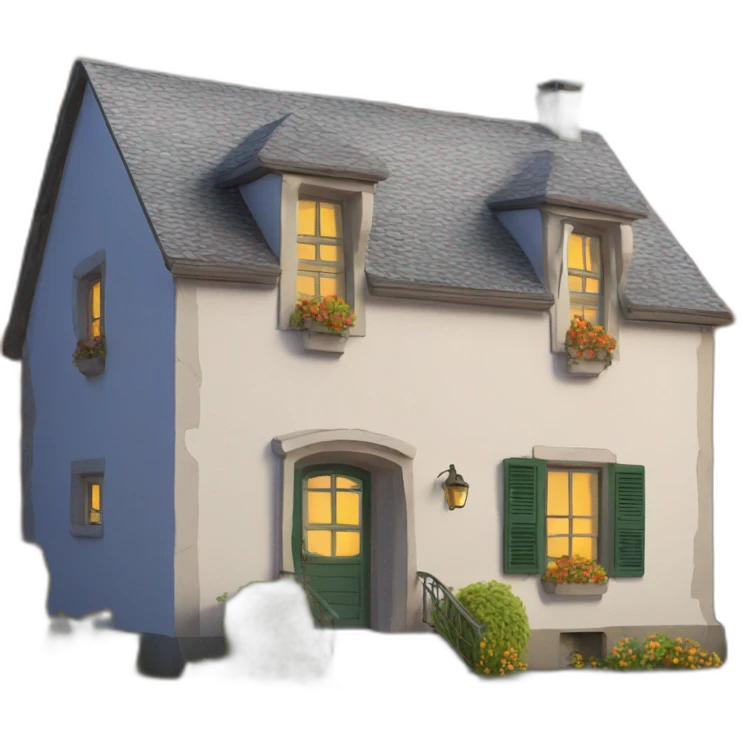 chat sur maison emoji