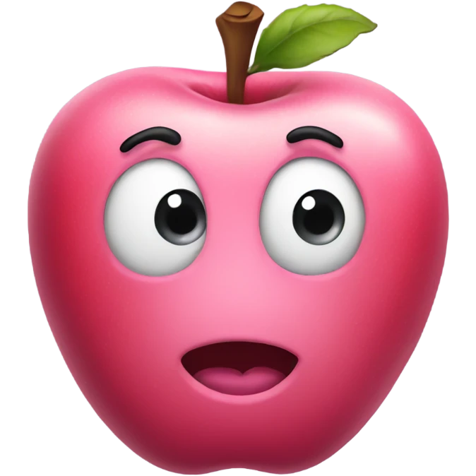 Pink apple  emoji