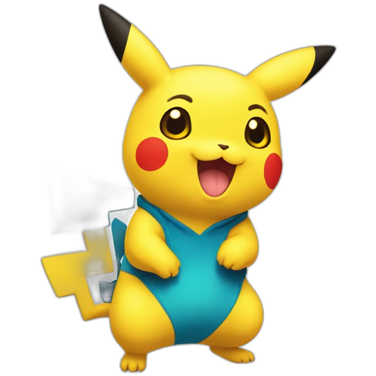 Pikatchu qui boit emoji