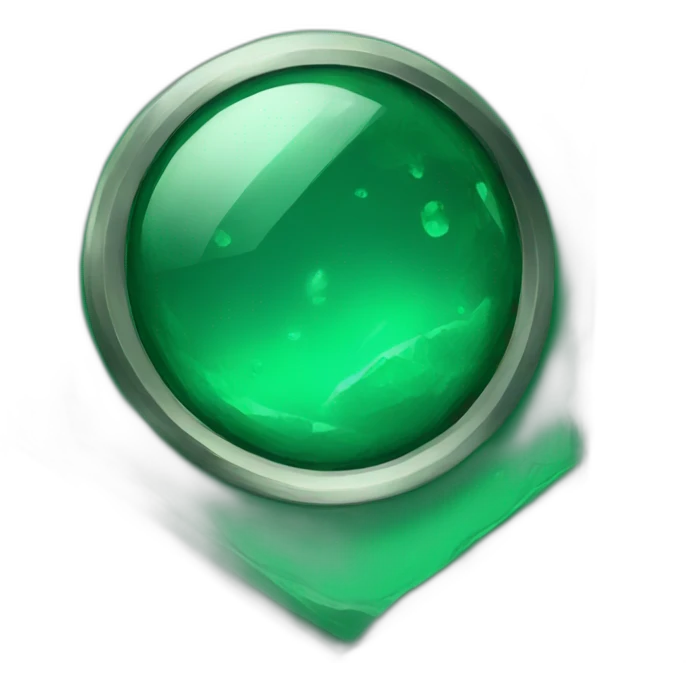 safe, emerald emoji