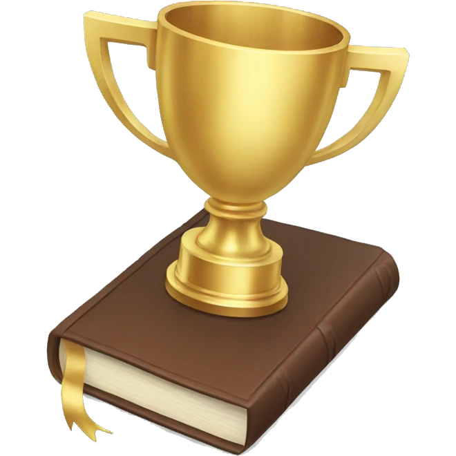trophy book emoji