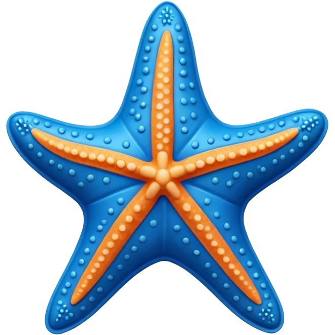 starfish toy mold emoji