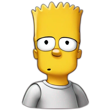 bart simpson heart emoji