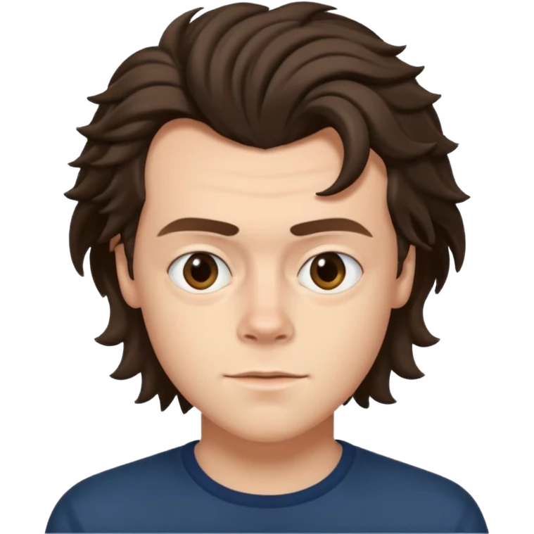 une joli personne qui ressemble a harry styles, avec beaucoup de details emoji