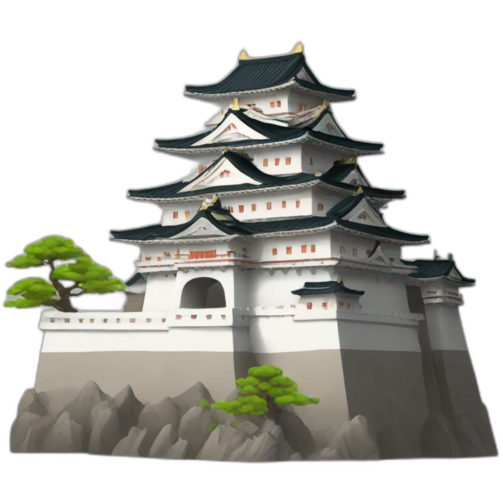 Japanese castle emoji