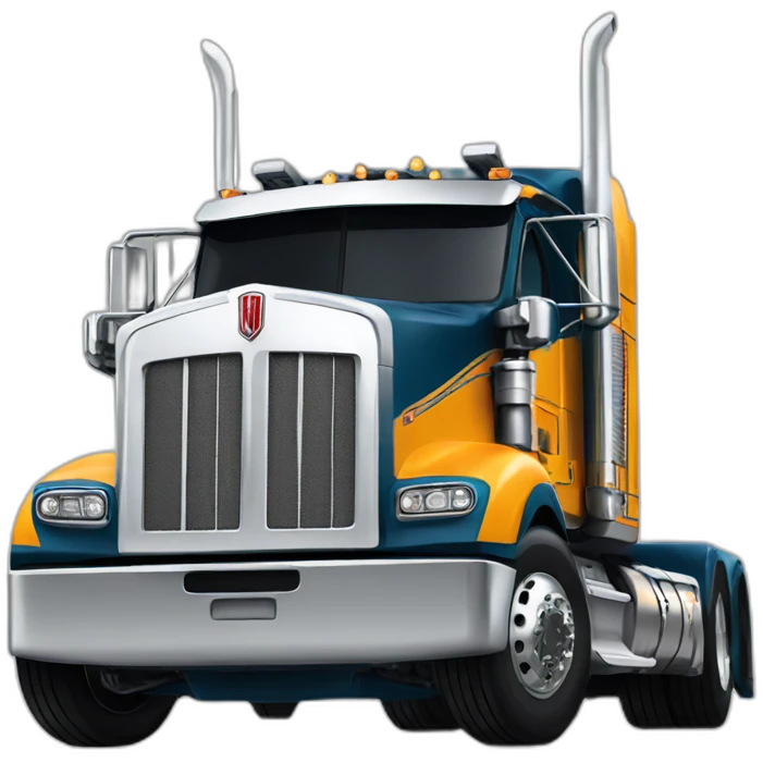 Kenworth truck emoji