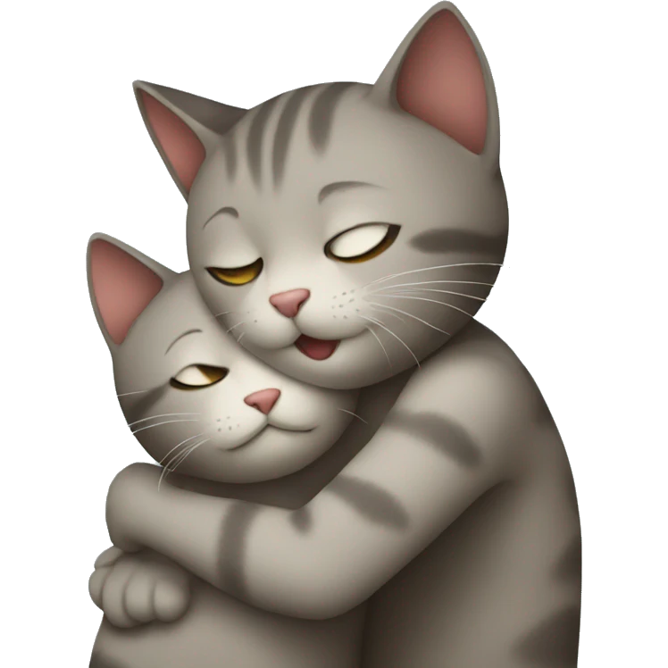 cat hug emoji
