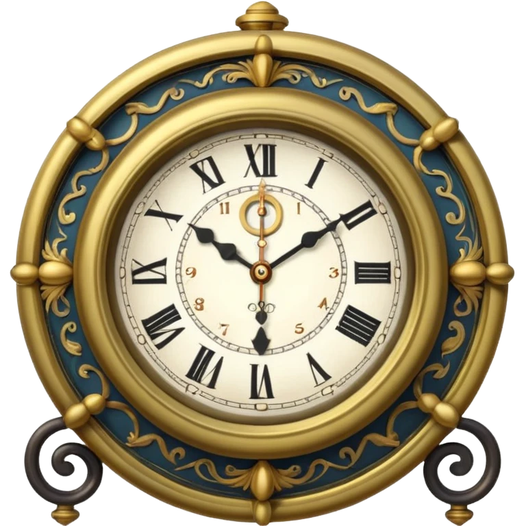 vintage clock emoji