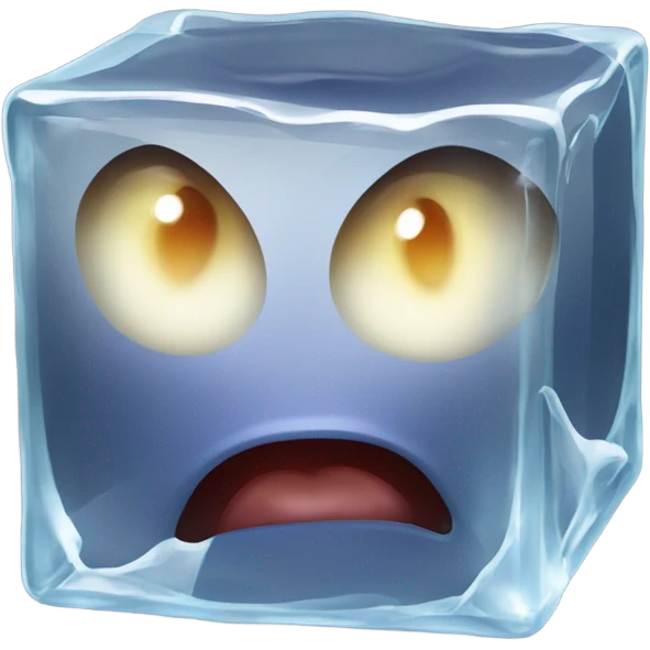 daemon in ice cube emoji