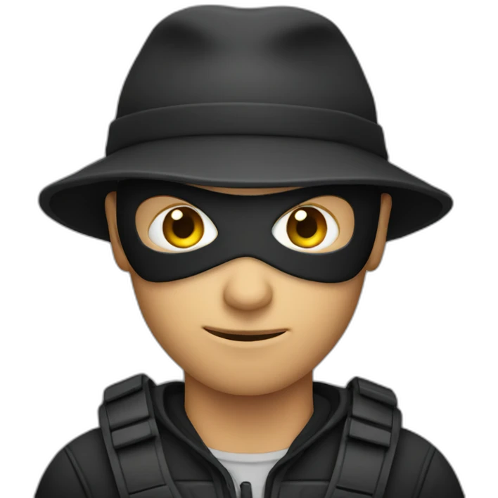 Burglar emoji