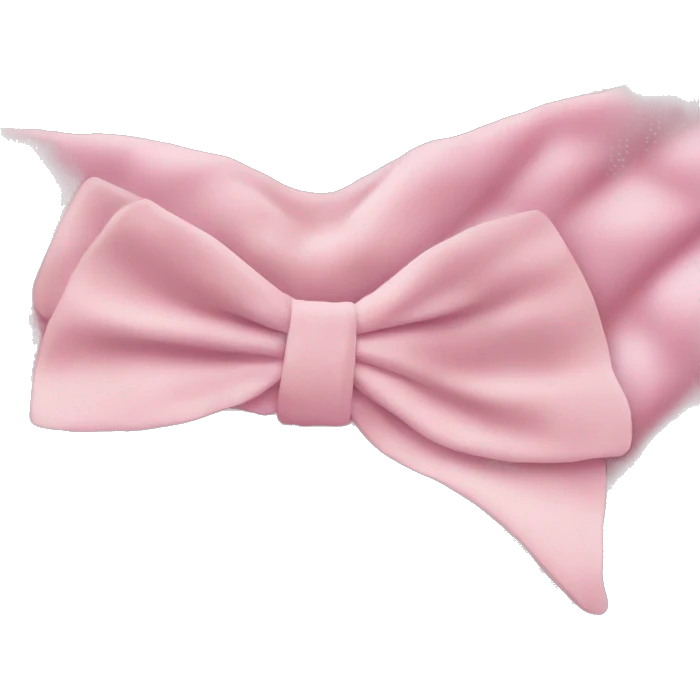 Pastel pink bow blanket  emoji