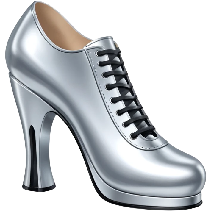 thierry mugler style spam can shoe sculpture  emoji