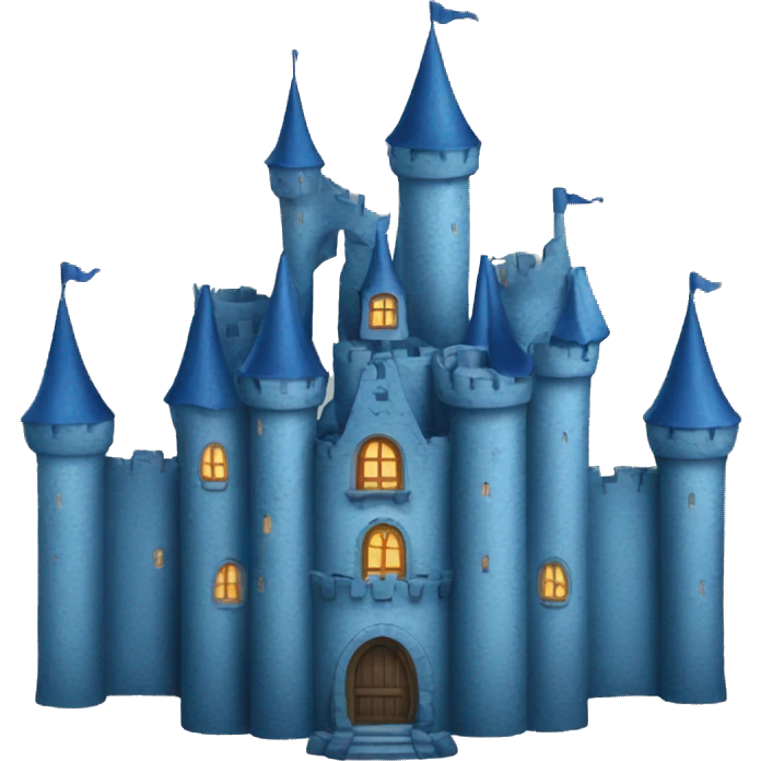 Blue castel emoji