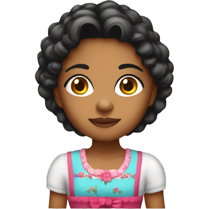 Morenita girl emoji