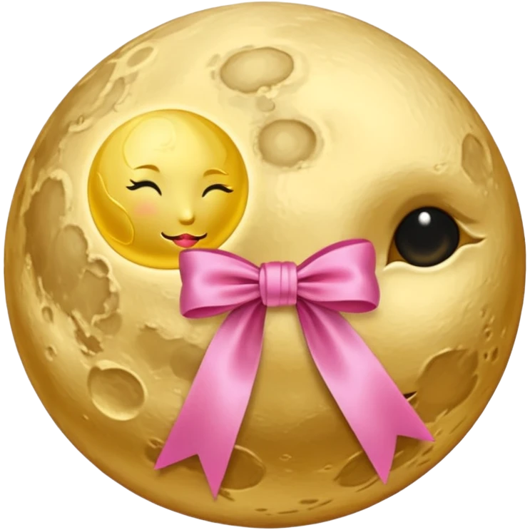 🌕🎀 merge these emojis and make new emoji don't make picture make emoji emoji