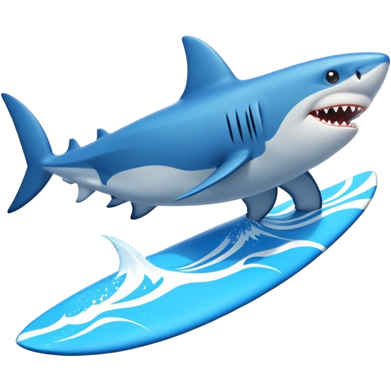Requin surf emoji