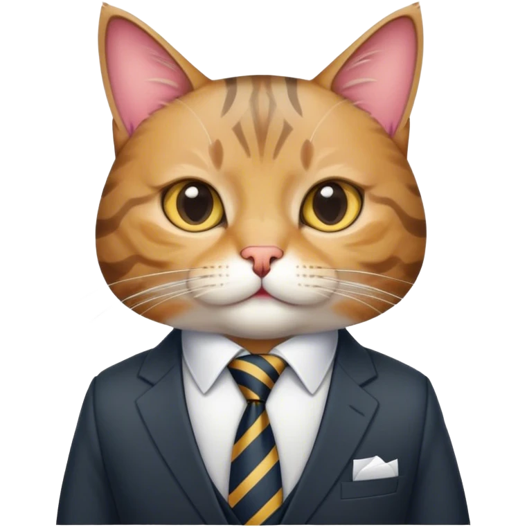 a banker cat emoji