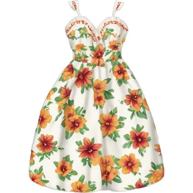 Mexican Floral Dress emoji