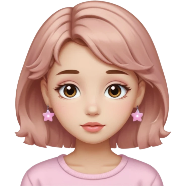  Soft Girl
Origin: TikTok/Western

Key Features: Pastel blush, gloss or tinted balm, fluffy brows, shimmery lids, small hair clips or pigtails.

Vibe: Playful, sweet, pastel-saturated cuteness — very Y2K meets kawaii.

Signature Trick: Emphasizes youthful, doll-like features with lots of pink. emoji