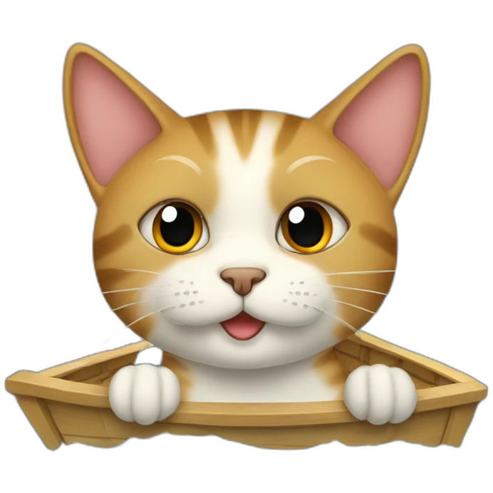 Gato en yate emoji