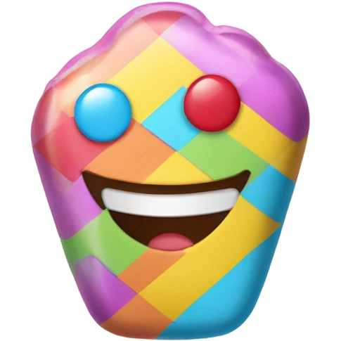 A cute candy emoji
